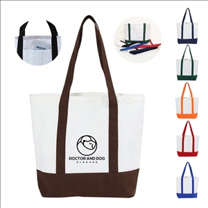 Poly-Cotton Reusable Customizable Canvas Tote Bag